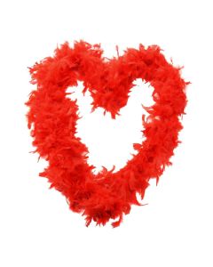Red Feather Boa - 65g