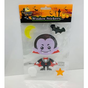 Halloween Vampire Gel Window Stickers 