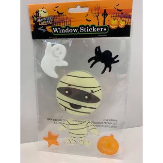 Halloween Mummy Gel Window Stickers 