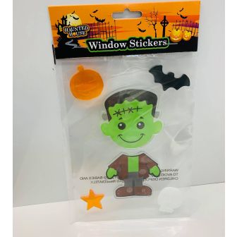 Halloween Monster Gel Window Stickers 