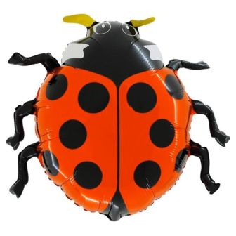 Lady Bug Insect Large Foil Balloon - 28"