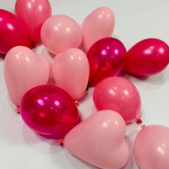 Pink Romance Scatter Balloons 