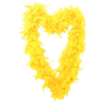 Yellow Feather Boa - 65g