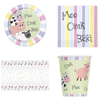 Farm Animal Fun Party Pack For 8