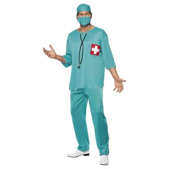 Surgeon Costume Green - Large 