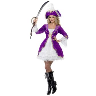 Purple Pirate Beauty Purple with Dress and Hat