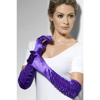 Temptress Gloves Purple Long