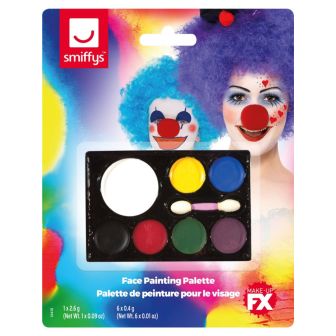 Clown Face Painting Palette