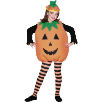 Pumpkin Costume Orange with Bodysuit & Hat