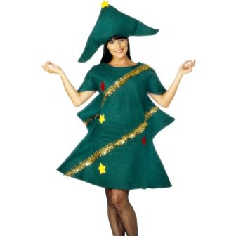 Christmas Tree Costume Green with Tunic & Hat