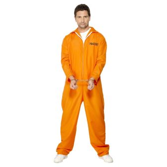 Escaped Prisoner Costume - Medium