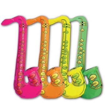 Inflatable Saxophone Assorted Colours
