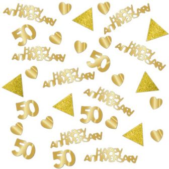Golden Anniversary Confetti