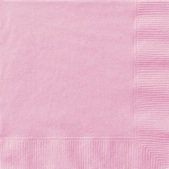 Pale Pink Luncheon Napkins - 20pk