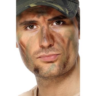 Army Make-Up Camouflage with Applicator