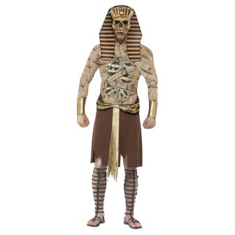 Zombie Pharaoh Gold with Tabard Arm Cuffs & Headpiece