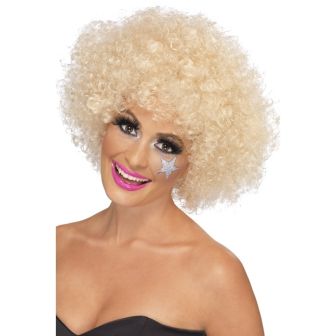 70s Funky Afro Wig Blonde 120g