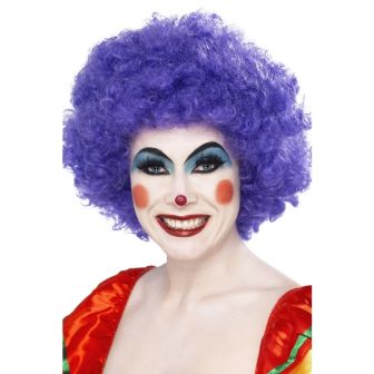 Crazy Clown Wig Purple