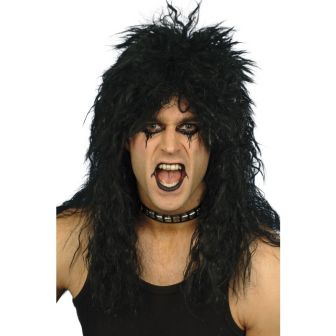 Hard Rocker Wig Black Long Tousled
