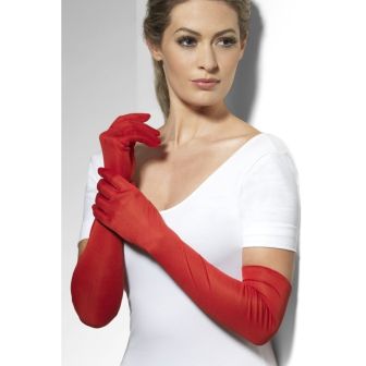Gloves Red Long