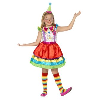 Deluxe Clown Girl Costume - Medium