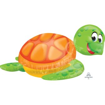 Silly Sea Turtle SuperShape Foil Balloon - 31"