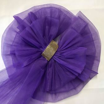Purple Luxury Christmas Door Bow