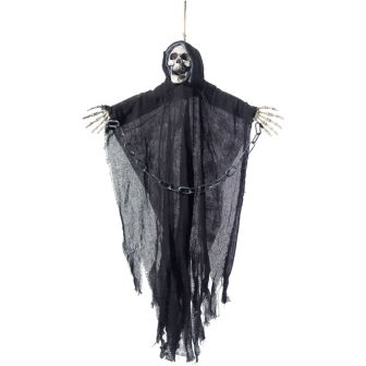 Hanging Reaper Skeleton Decoration - Each