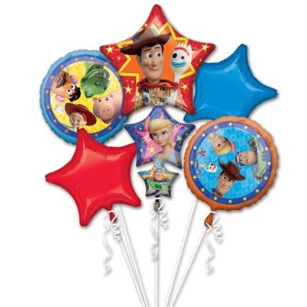 Toy Story 4 Foil Balloon Bouquet - 5 Piece 