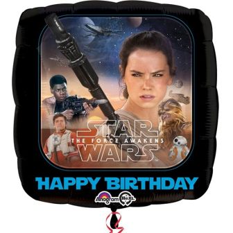 The Force Awakens Happy Birthday Balloon - 18" Foil
