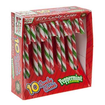 Naughty Elf Candy Canes - 10pk