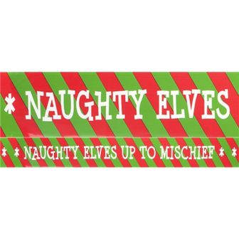 Naughty Elf Caution Tape 
