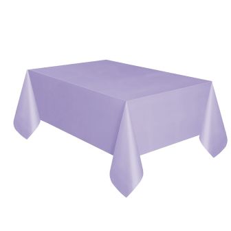 Lilac Plastic Table Cover - Each