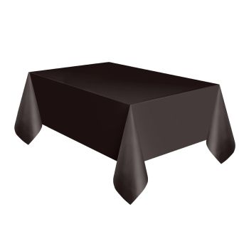 Black Plastic Table Cover - Each