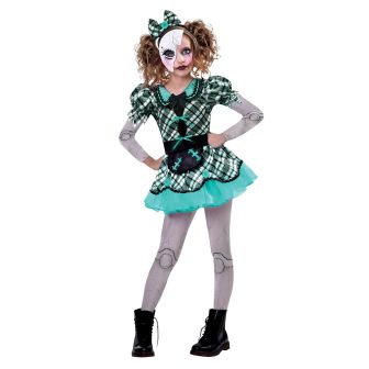 Dark Doll Childs Costume - Age 6-8 Years