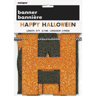 Happy Halloween Letter Banner - 9ft