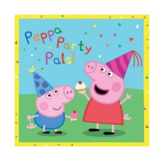 Peppa Pig Party Pals Paper Napkins - 2Ply