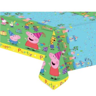 Peppa Pig Party Plastic Table Cover - Each