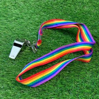 Rainbow Cord Whistle
