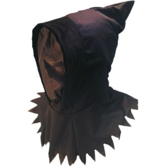 Ghoul Hood & Mask Black Overhead