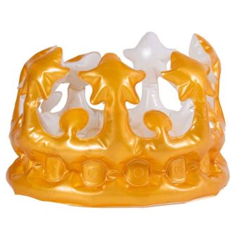 Gold Inflatable Crown