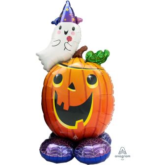 AirLoonz Giant Halloween Pumpkin and Ghost  