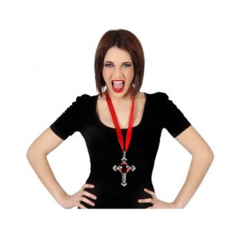 Party Accessory Necklace Vampire Cross