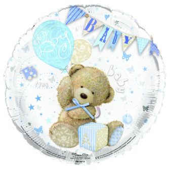 New Baby Boy Foil Balloon - 18"