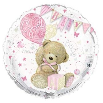 New Baby Girl Foil Balloon - 18"