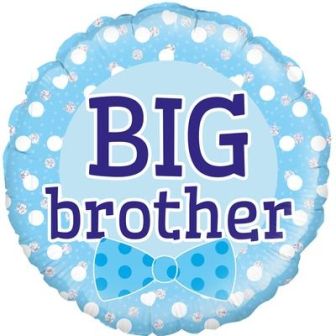 Blue Big Brother Foil Balloon - 18''