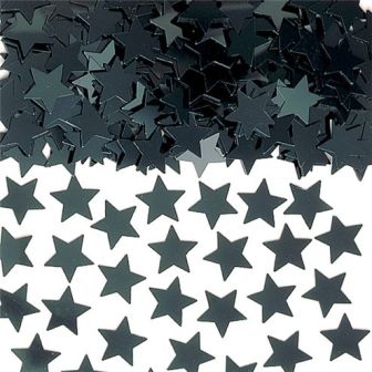 Black Star Confetti