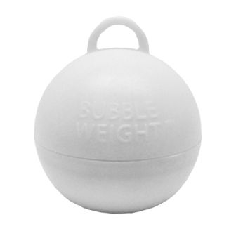 Bubble Balloon Weights White