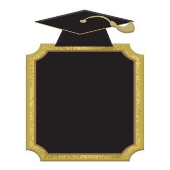 Graduation Chalkboard - 17cm x 22cm