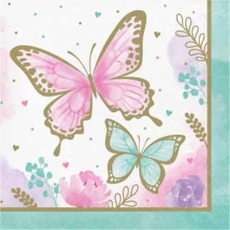 Butterfly Shimmer Napkins